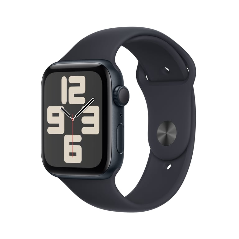 Apple Watch SE OLED 44 mm Digitale 368 x 448 pixel Touchscreen Nero Wifi GPS (satellite), S/M - nuovo