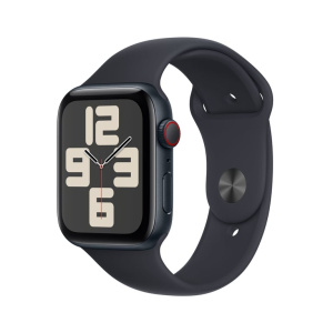 Apple Watch SE OLED 44 mm Digitale 368 x 448 pixel Touchscreen 4G Nero Wifi GPS (satellite) M/L - Ricondizionato - Condizioni eccellenti