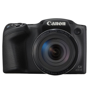 Canon PowerShot SX430 IS 1/2,3  Bridge Camera 20,5 MP CCD (dispositivo ad accoppiamento di carica) 5152 x 3864 pixel Nero – Ricondizionato – Buono stato