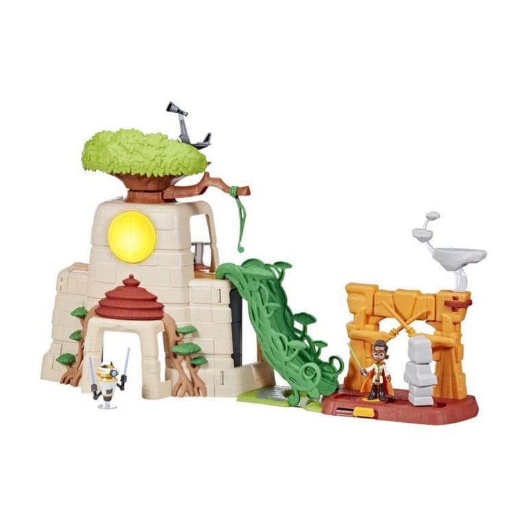 Star Wars Young Jedi, Tempio elettronico e figurine - nuovo