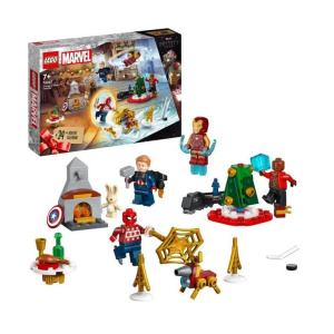 LEGO Marvel 76267 Calendario dell’Avvento dei Vendicatori 2023, 24 regali tra cui Capitan America, Spider-Man, Iron Man e altro ancora – nuovo