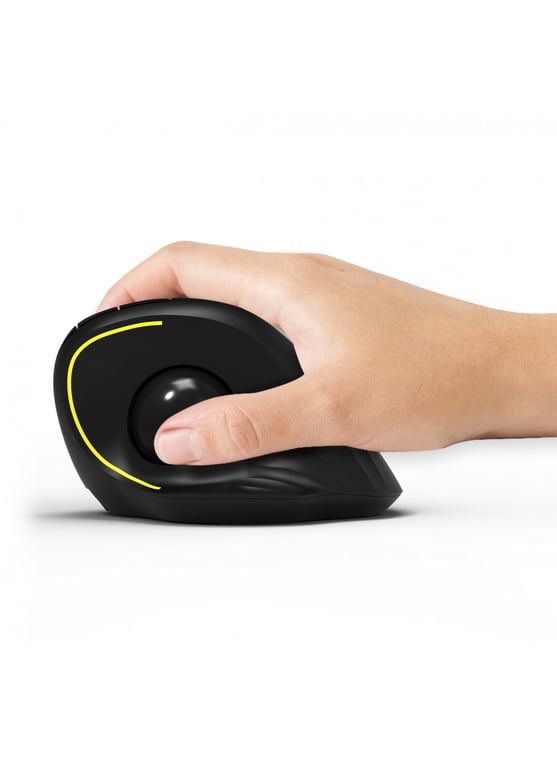 Port Designs 900719 RF Wireless + Bluetooth Mouse ottico da 1600 DPI per l'ufficio con la mano destra - nuovo