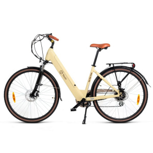 Youin BK2128C bicicletta elettrica Crema Alluminio 71,1 cm (28 ) 25,6 kg Ioni di litio (Li-Ion) – nuovo