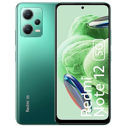 Redmi Note 12 (5G) 6GB 128GB, verde, sbloccato - nuovo