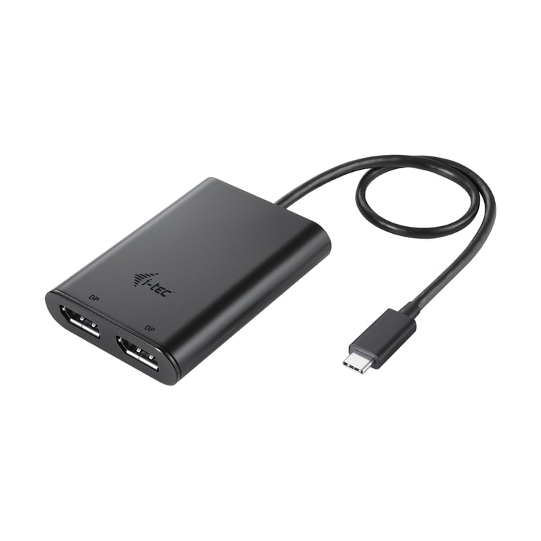 Adattatore video DP i-tec USB-C Dual 4K/60Hz (singolo 8K/30Hz) - nuovo