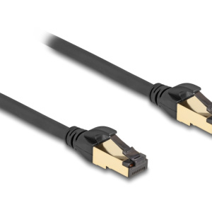 DeLOCK 80252 cavo di rete nero 10 m Cat7 S/FTP (S-STP) – nuovo
