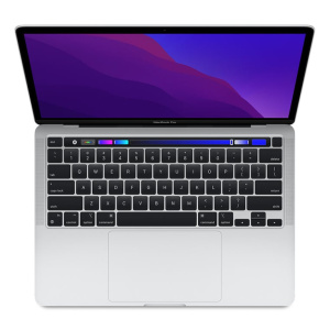 MacBook Pro M1 (2020) 13,3′, 3,2 GHz 512 Go 8 Go Apple GPU 8, Argento – AZERTY -Ricondizionato – Ottime condizioni