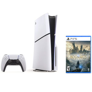 PS5 Slim & Hogwarts Legacy Pack – Console giochi Playstation 5 Slim (Standard) da 1 TB, bianco – nuovo