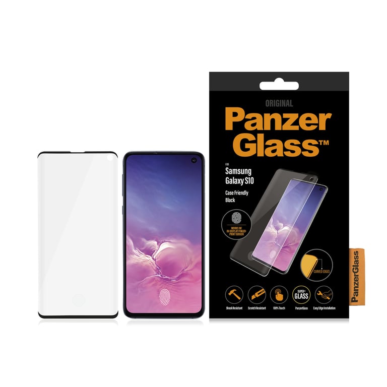 Protezione dello schermo e del retro PanzerGlass 7185 per Galaxy S10 - nuovo
