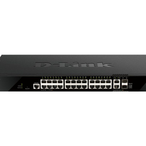 D-Link DGS-1520-28 L3 10G Ethernet Managed Network Switch (100/1000/10000) 1U Nero – nuovo