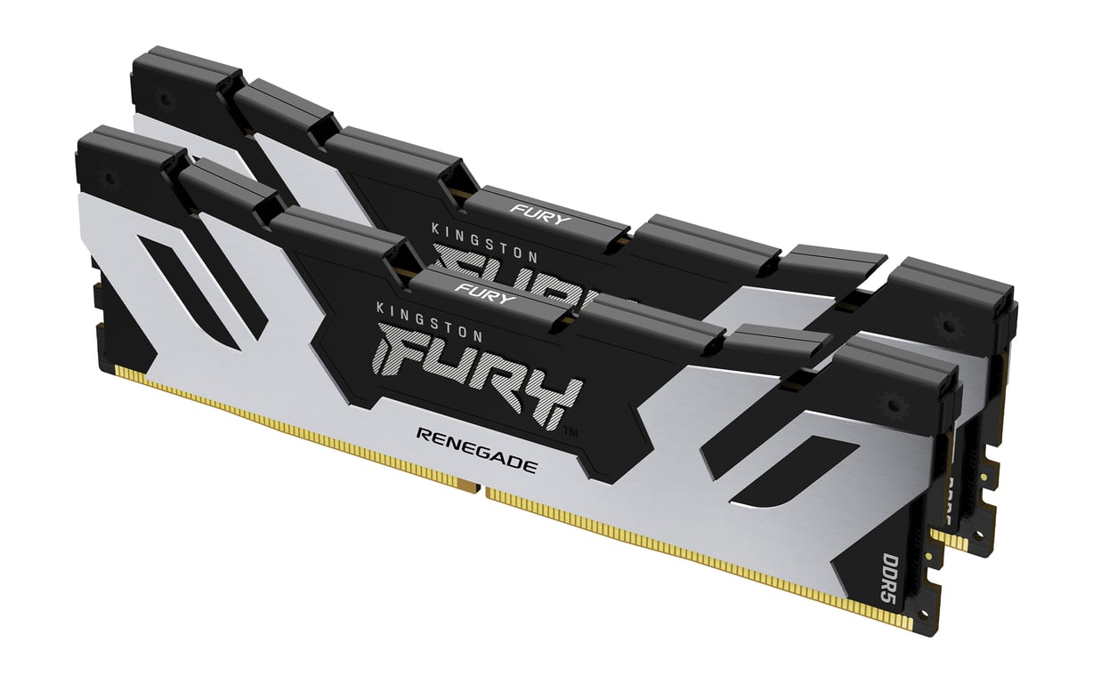 Tecnologia Kingston FURY DIMM DDR5 CL32 32 GB 6400 MT/s (set di 2) Renegade Silver - nuovo