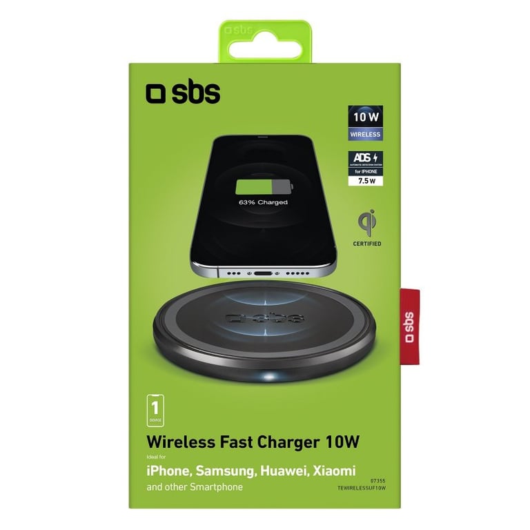Stazione di ricarica wireless da 10W - SBS - nuovo