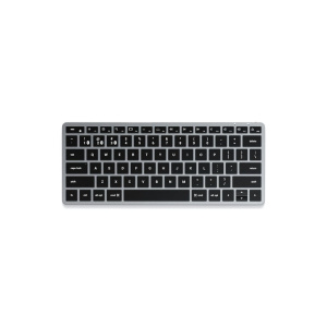 Satechi Slim X1 Tastiera da tavolo Bluetooth Tedesco QWERTZ Nero, Grigio – nuovo