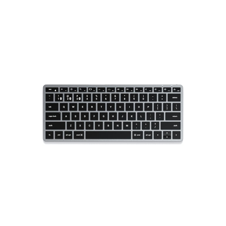 Satechi Slim X1 Tastiera da tavolo Bluetooth Tedesco QWERTZ Nero, Grigio - nuovo