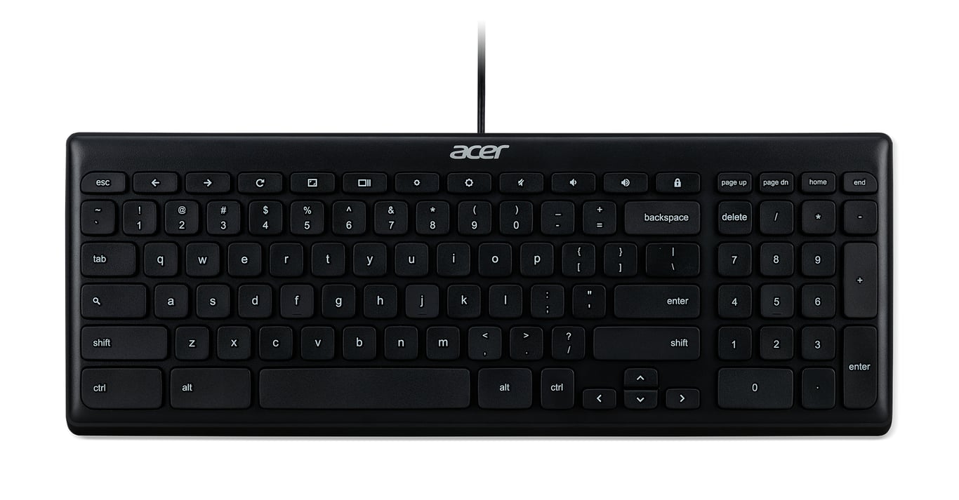 Acer GP.KBD11.00Z Tastiera USB QWERTY belga Nero - nuovo