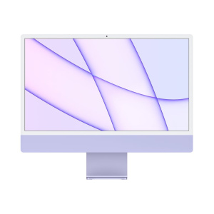 iMac M1 (2021) 24 , 3,2 Ghz 512 GB SSD 16 GB Apple GPU, Viola – QWERTY ES – Ricondizionato – Condizioni eccellenti