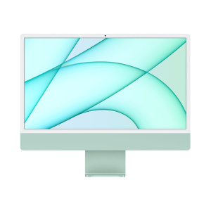 iMac 24  Apple M1 (2021) 3,2 Ghz 256 Go SSD 8 Go Apple GPU 8, Verde – QWERTY – Spagnolo – Ricondizionato – Condizioni eccellenti