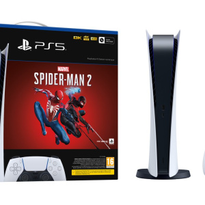 PS5 & Spider-man 2 Pack – Console di gioco Playstation 5 (digitale) – nuovo