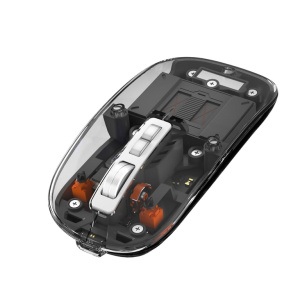 MOUSE MULTICONNETTORE TRASPARENTE – nuovo