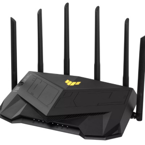 ASUS TUF Gaming AX6000 (TUF-AX6000) Router Wireless Gigabit Ethernet Dual Band (2,4 GHz / 5 GHz) Nero – nuovo