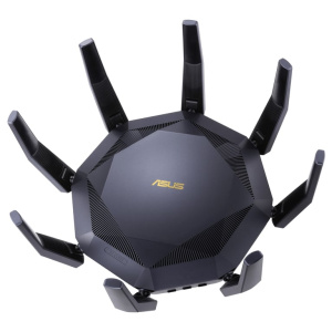 ASUS RT-AX89X AX6000 AiMesh Router Ethernet Dual Band Wireless (2,4 GHz / 5 GHz) Nero – nuovo