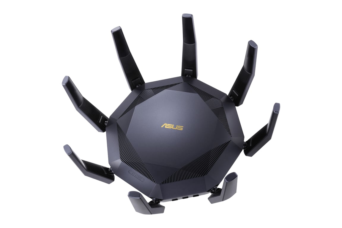 ASUS RT-AX89X AX6000 AiMesh Router Ethernet Dual Band Wireless (2,4 GHz / 5 GHz) Nero - nuovo
