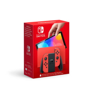 Nintendo Switch – Modello OLED – Mario Red Edition Console di gioco portatile 17,8 cm (7 ) 64 GB Touch screen Wifi Rosso – Ricondizionato – Buono stato