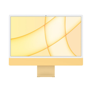 iMac 24  Apple M1 (2021) 3,2 Ghz 256 Go SSD 8 Go Apple GPU 8, Giallo – QWERTY – Spagnolo – Ricondizionato – Condizioni eccellenti