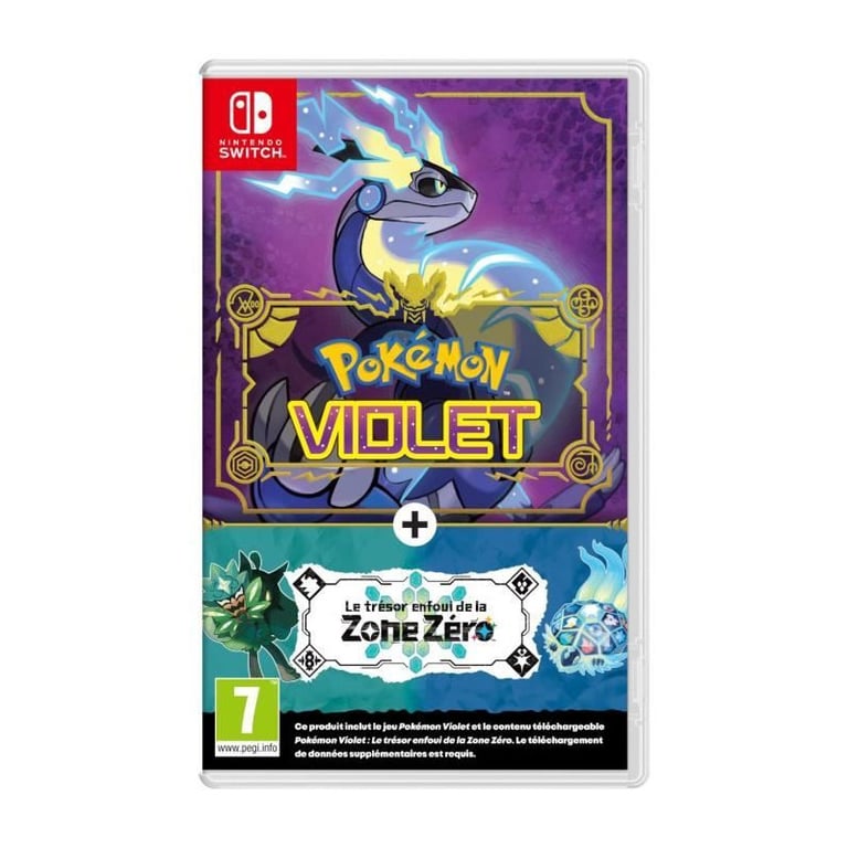 Bundle Pokémon Viola + Pass di espansione Tesoro Sepolto Zona Zero per Nintendo Switch - nuovo