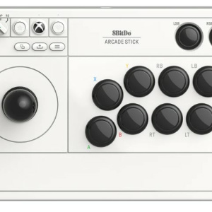 8Bitdo Arcade Stick nero, bianco RF/USB Joystick analogico/digitale PC, Xbox One, Xbox One S, Xbox One X, Xbox Series S, Xbox Series X – nuovo