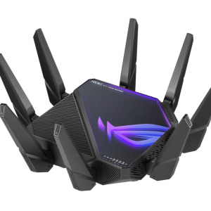 ASUS ROG Rapture GT-AXE16000 Router Wireless Tri-Band 10 Gigabit Ethernet (2,4 GHz / 5 GHz / 6 GHz) Nero – nuovo