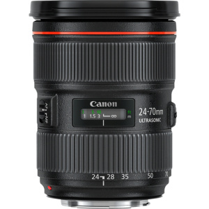 Obiettivo Canon EF 24-70 mm f/2,8L II USM – nuovo