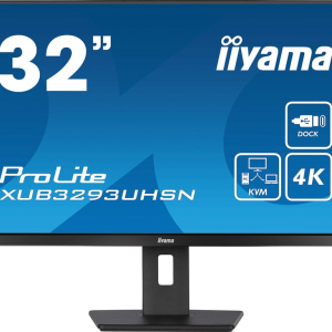 iiyama ProLite XUB3293UHSN-B5 80 cm (31,5 ) 3840 x 2160 pixel 4K Ultra HD LCD Flat Panel PC Monitor Nero – nuovo