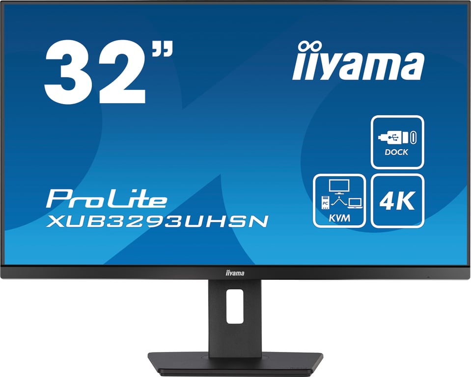 iiyama ProLite XUB3293UHSN-B5 80 cm (31,5 ) 3840 x 2160 pixel 4K Ultra HD LCD Flat Panel PC Monitor Nero - nuovo