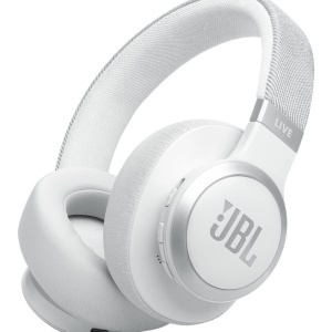 JBL Live 770NC Cuffie Bluetooth senza fili per chiamate/musica Bianco – nuovo