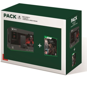 Xbox Series X 1Tb Pack, Nero con Diablo IV e Assassin’s Creed Mirage – nuovo