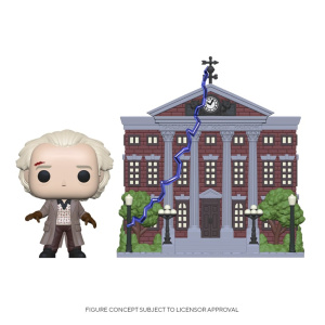 FUNKO Pop Town: Bttf-Doc con torre dell’orologio – nuovo