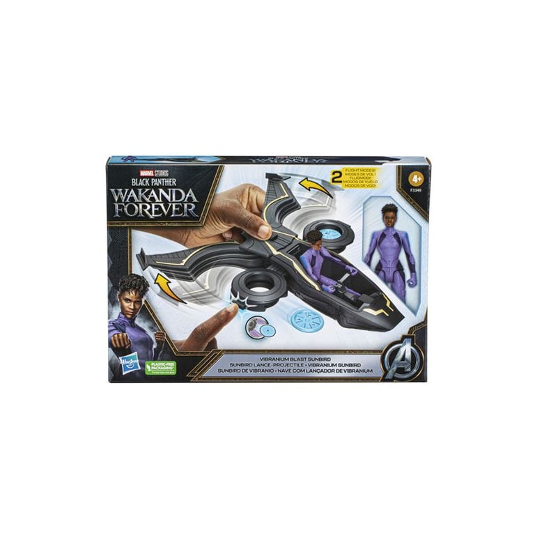 Marvel Black Panther figura da collezione 15 cm con veicolo - nuovo