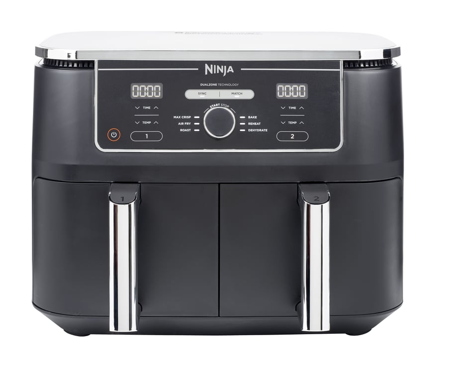 Ninja AF400EU Friggitrice doppia 9,5 L Autonoma 2470 W ad aria calda Nero - nuovo