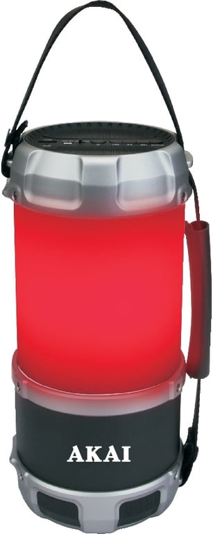 Akai ABTS-S38 altoparlante portatile e per feste Nero, Argento 14 W - nuovo