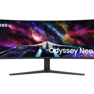 Samsung G95NC Display LED 144,8 cm (57 ) 7680 x 2160 pixel Dual UHD Nero, Bianco – nuovo