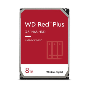 Disco rigido Western Digital Red Plus 8Tb 5640 rpm 128Mb 3,5  ATA III Series – nuovo
