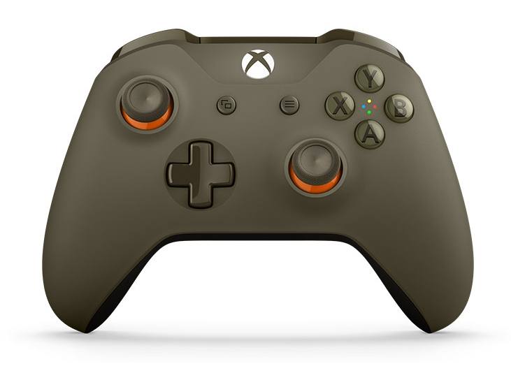 Microsoft Xbox Wireless Controller Olive Bluetooth Controller analogico/digitale Xbox One, Xbox One S - Ricondizionato - Condizioni eccellenti