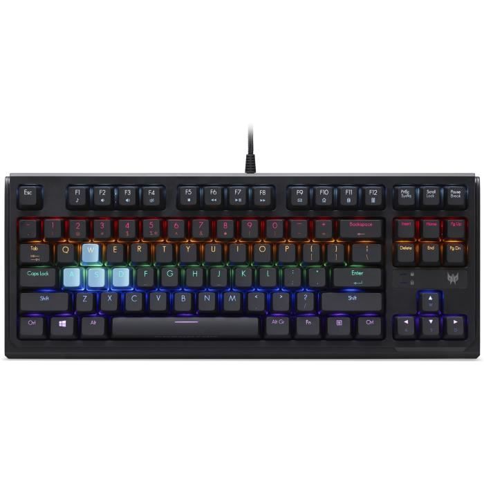 Acer Predator Aethon 301 TKL Tastiera da gioco cablata nera Qwerty - nuovo