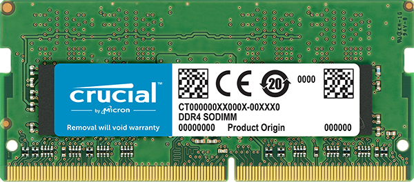 Modulo di memoria Crucial CT4G4SFS8266 4 GB 1 x 4 GB DDR4 2666 MHz - nuovo