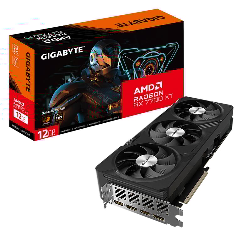 Gigabyte GAMING Radeon RX 7700 XT OC 12G AMD 12 Go GDDR6 - nuovo