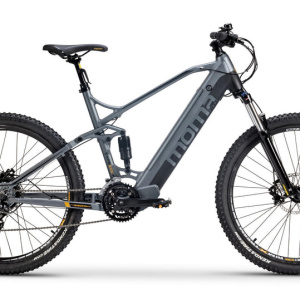 Bicicletta MTB Elettrica , E-27.5  Moma Bikes, Alluminio, SHIMANO ALTUS 24V, Doppie sospensioni, Freni a Disco idraulico Bat. integrato Ion Litio 48V 13Ah – nuovo