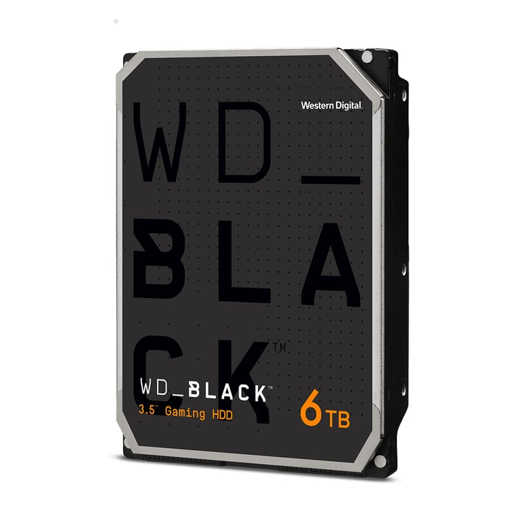 Western Digital WD_BLACK 6Tb 7200 rpm 3.5 SATA hard disk - nuovo