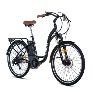 Bicicletta Elettrica   di Passeggio, E-28  Moma Bikes, Alluminio, SHIMANO 7V, Freni a Disco Bat. Ion Litio 36V 16Ah – nuovo
