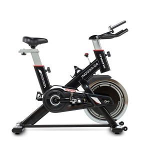 Moma Bikes Bicicletta Indoor-24 con volano da 24 kg, schermo LCD, 4 sensori cardiaci integrati nel manubrio, sella ergonomica. – nuovo